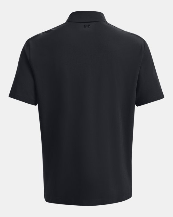 Men's UA Luxe Polo in Black image number 5